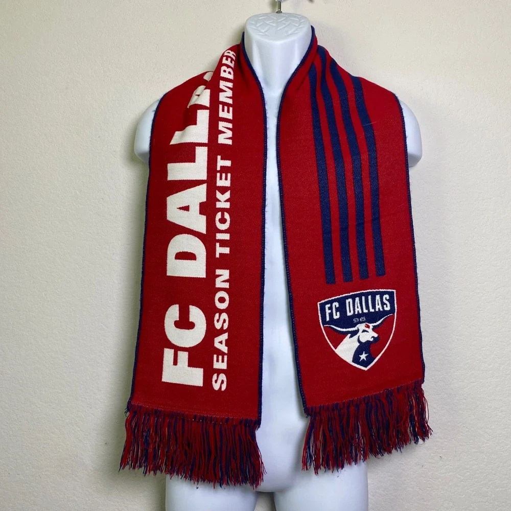 FC Dallas Scarf Soccer‎ MLS Team Pride American Flag Patriotic Season Ticket